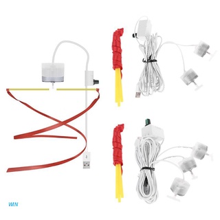 Win พัดลมไล่ยุง แมลงวัน ความเร็ว ไร้ขั้นบันได พัดลมแขวน USB ป้องกันเนื้อสัตว์