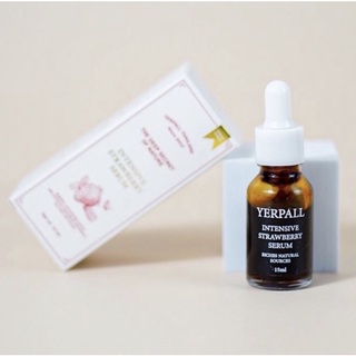 เซรั่มสตอเบอร์รี่ เยอร์พาล🍓 Yerpall Straewberry Serum สูตรใหม่เข้มข้น ขนาด 15ml. สินค้าของแท้100%