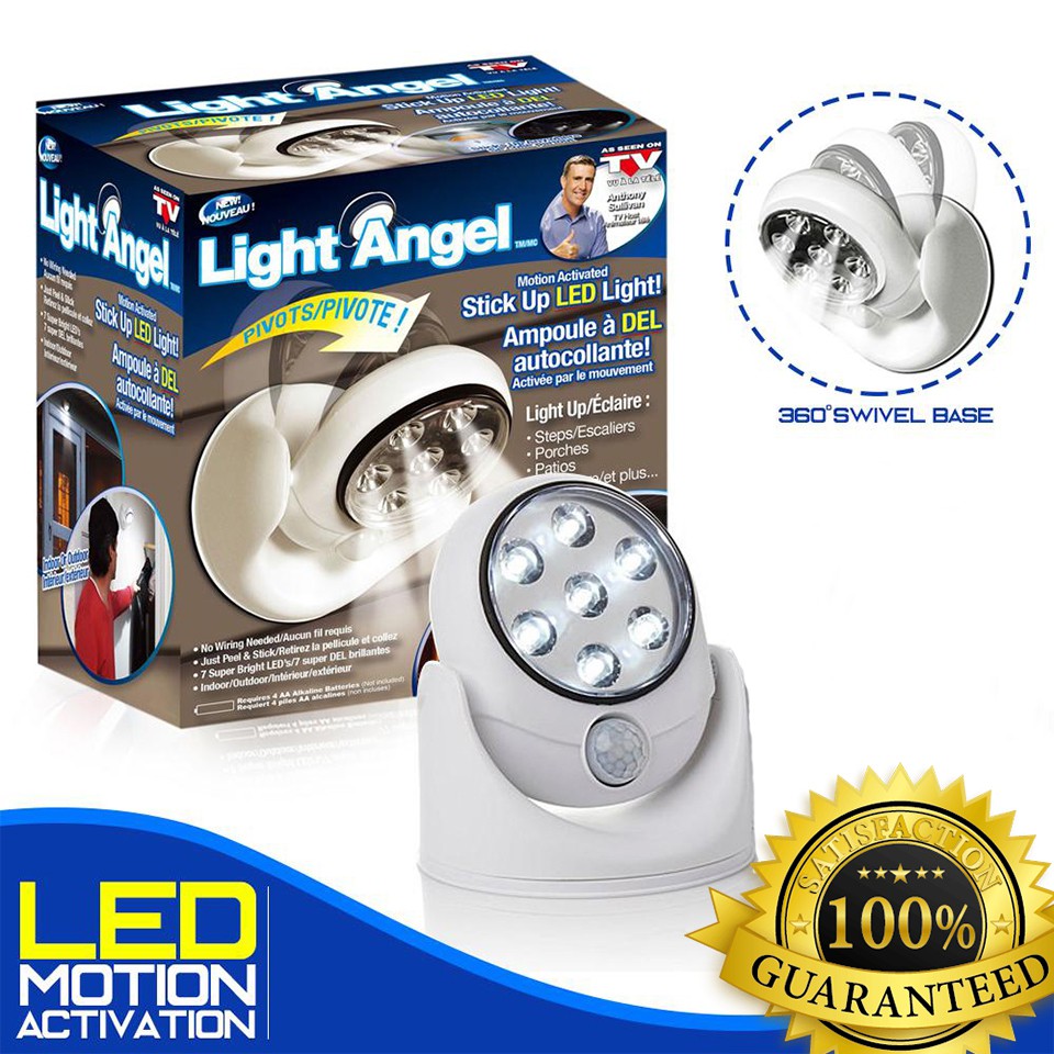 โคมไฟ LED Light Angel พร้อมเซนเซอร์ตรวจจับความเคลื่อนไหว เปิด/ปิดอัตโนมัติ รุ่น Easy Light Angel