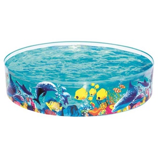 🔥The Best!! สระน้ำขอบตั้ง ขนาด 6 ฟุต ลายสัตว์ทะเล 1 ชิ้น 6ft. Fill N Fun Pool 1pc