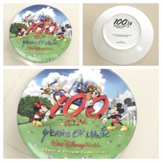 (K003)  จานโชว์ 100 YEARS OF MAGIC ขนาด 8 1/4 นิ้ว