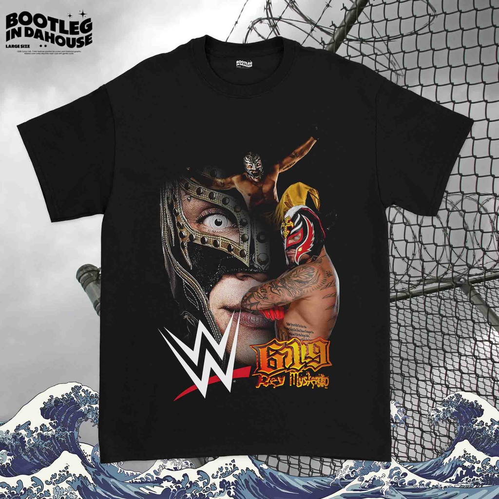 เสื้อยืด WWE Rey Mysterio WrestleMania 2000 | Kaos Smackdown Rey Mysterio 619