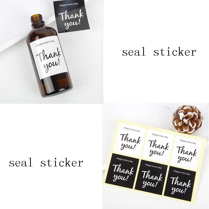 ส่งเคอรี่ มีหลายสี Thank you Take care yourself Sticker สติ๊กเกอร์ ขอบคุณ สติกเกอร์ Label ป้ายสติกเก