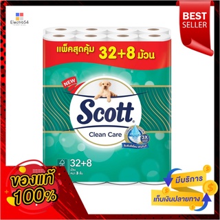 สก๊อตต์คลีนแคร์ 32+8 ม้วนSCOTT CLEAN CARE 32+8