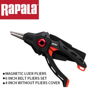 Rapala MAG SPROMG คีม Rcdmps4 Rcdmp6 คีมตกปลา 15 ซม. 18 ซม. Magnetic Force ฤดูใบไม้ผลิเครื่องมือตกปลา Ergonomic