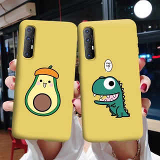 Oppo Reno 3 Pro Case Cute Avocado Sunflower Soft Silicone Phone Casing Full Cover Oppo Reno3 Pro Case