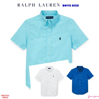 RALPH LAUREN COTTON POPLIN SHIRT (BOYS SIZE 8-20 YEARS)