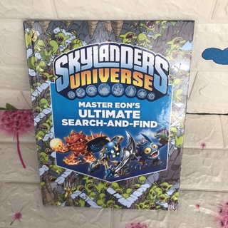 SKYLANDERS UNIVERSE MASTER EON’S ULTIMATE SEARCH /AND -FIND ปกแข็งมือสอง -cb2
