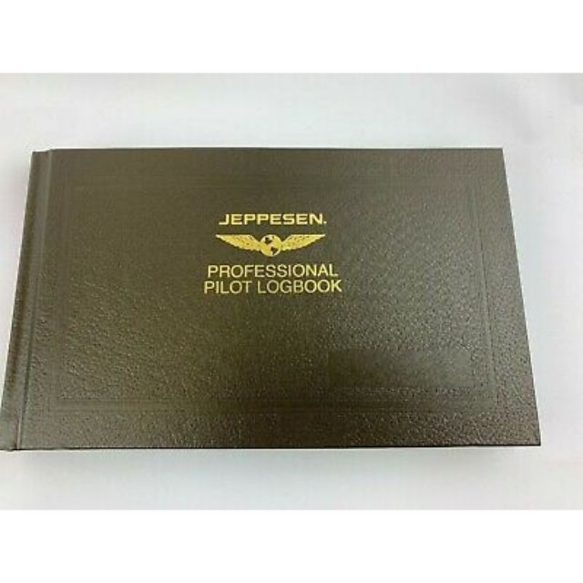 ของใหม่ Jeppesen Professional Pilot Logbook สำหรับนักบิน