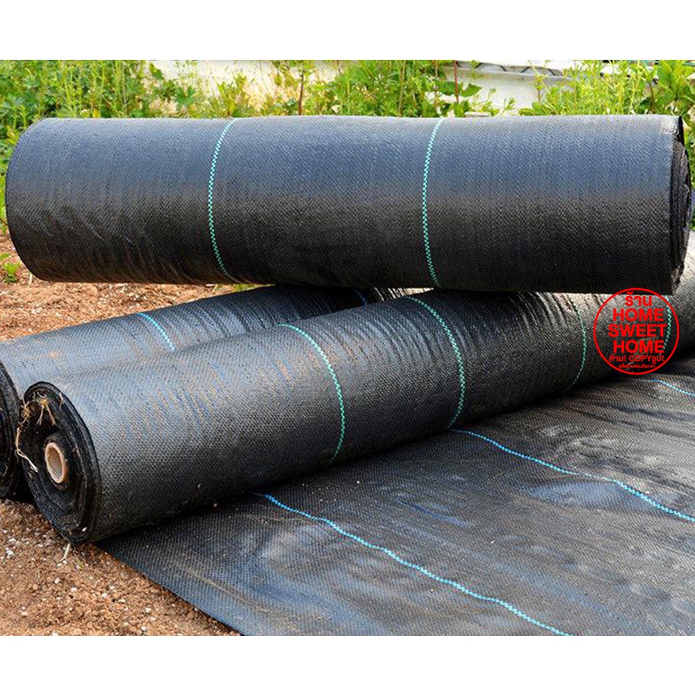 *ค่าส่งถูก* คลุมวัชพืช (2ม. แบ่งขาย) 6-8ปี กำจัดหญ้า พลาสติกคลุมดิน พลาสติกคลุมหญ้า ผ้าคลุมดิน ฆ่าวัชพืช clearance - รูปที่ 4