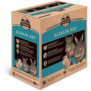 OXBOW ALFALFA NIBBLES 9 lb.   หญ้าอัลฟาฟ่า 4.09 กก.