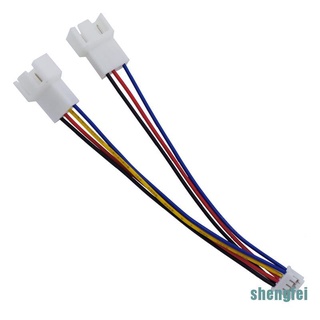 (Shengfei) สายเคเบิ้ลพัดลมระบายความร้อน Ph2.0 4Pin เป็น Double 3Pin 4Pin ขนาดเล็ก