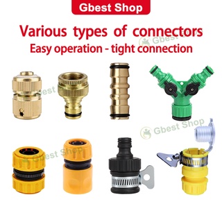 Plastic Brass water tap universal adapter quick pipe connector garden irrigation hose connector adapter Gardening Tool