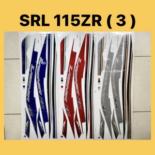 Srl115zr สติกเกอร์โลโก้ LAMBANG STRIPE STRIKE สีแดง ดํา สําหรับ LAGENDA 115ZR SRL115 FI