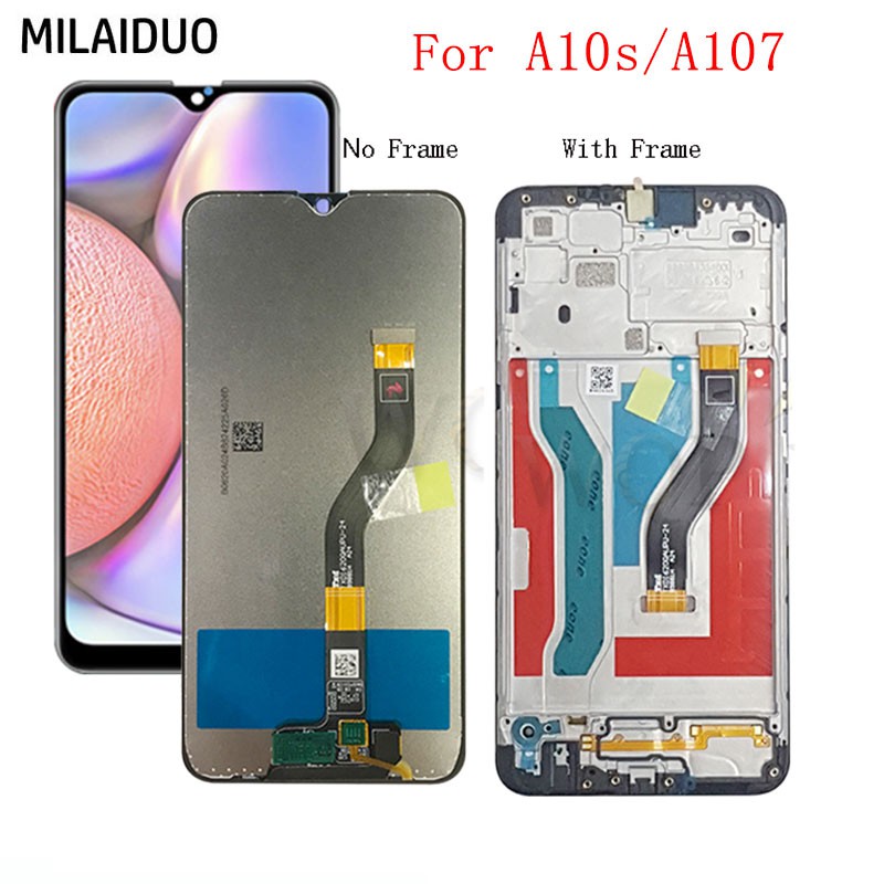 จอแสดงผล LCD สําหรับ Samsung A10s A107FD A107M a107f 6.2 LCD สําหรับ Samsung Galaxy A107/DS A107F หน
