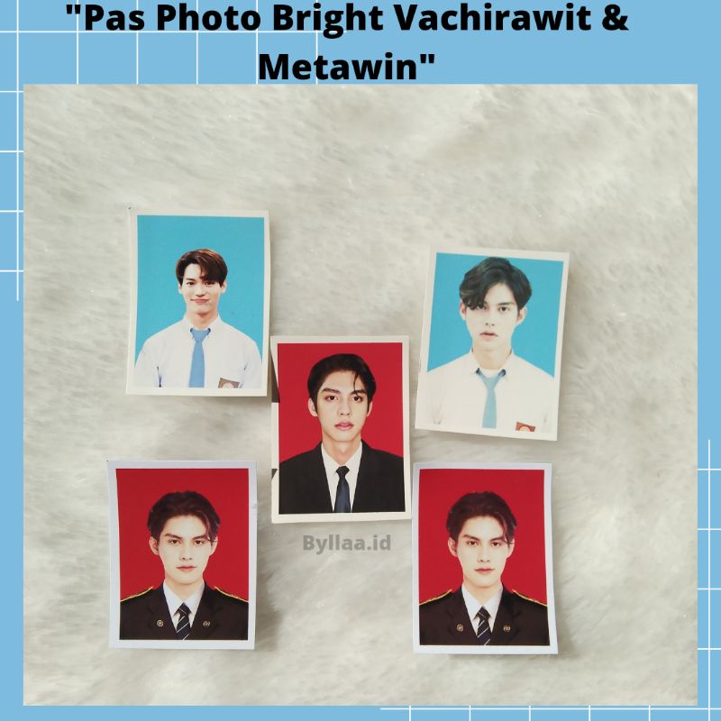 [Ready] Pas Photo Bright Vachirawit & Metawin 2gether the Series Actor Thailand