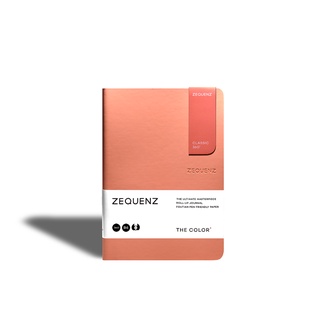 ZEQUENZ THE COLOR   B6 สีส้มพีช PEACH