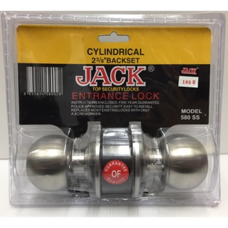 ลูกบิดประตูสแตนเลส Jack 580SS สำหรับห้องทั่วไป