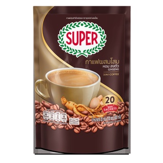 SUPER COFFEE  ซุปเปอร์กาแฟ ผสมโสม ขนาด 20 ซอง