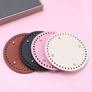 Qinyuz9 กระเป๋าก้นกระเป๋ายาวอะไหล่ DIY ด้วย 52 หลุมกระเป๋าถักโครเชต์หนัง PU