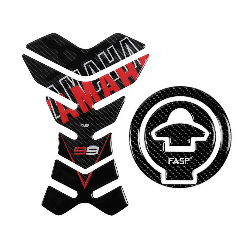 5D Carbon Fiber Motorcycle Fuel Tank Pad Cap Decals Sticker For YAMAHA YZF-R15 R25 R3 MT25 MT03 M-slaz150 YZF-R25 YZF-R3