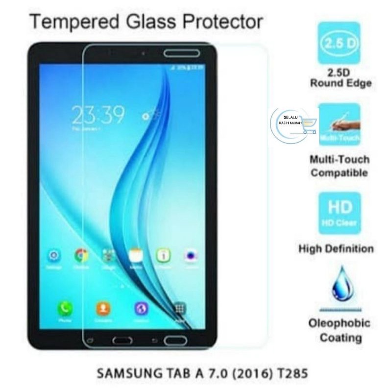 กระจกนิรภัย แบบใส ป้องกันรอยขีดข่วน สําหรับ Samsung Galaxy Tab A 7.0 นิ้ว 2016 SM-T280 SM-T285