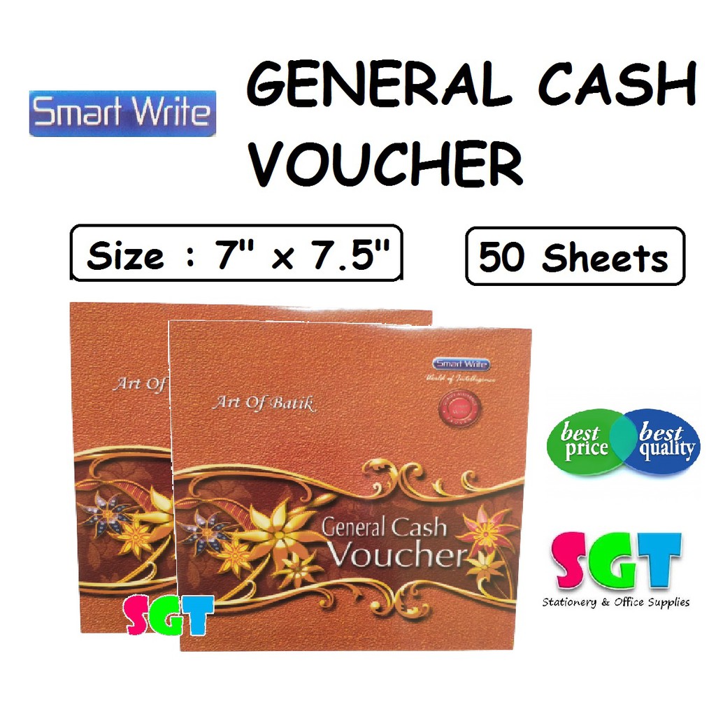 SMART WRITE General Cash Voucher 7 x 7.5 50 - 1 เครื่องเท่านั้น
