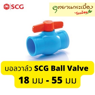 บอลวาล์วพีวีซี ตราช้าง SCG PVC Ball Valve 18 มม. - 25 มม. (1/2" - 1")