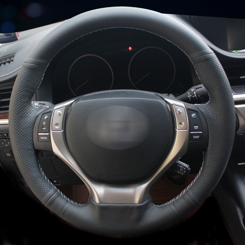 ใหม่ release สีดําหนังเทียมพวงมาลัยรถสําหรับ Lexus ES250 ES300h GS250 GS300h RX270 RX350