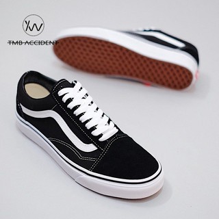 （พร้อมส่ง）พร้อมส่ง VANS OLD SKOOL CLASSIC (แถมกล่อง) จ่ายเงินปลายทางได้！ oqpA