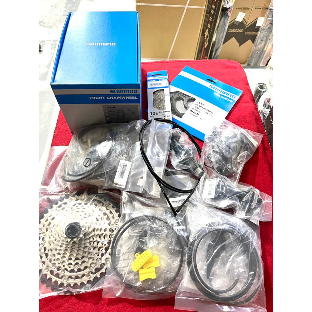 FULL SHIMANO M7120 M7120 12SPEED 51T GROUPSET 32T 34T 170MM 175MM