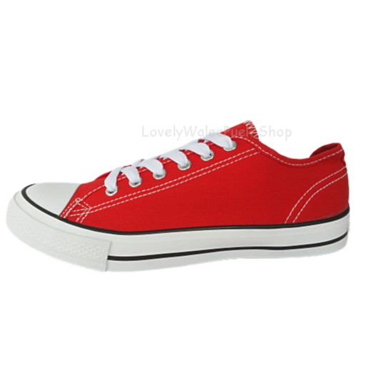 รองเท้าผ้าใบGold City-1207 สีแดงSize 35 - 45ใส่ทนพื้นนุ่ม