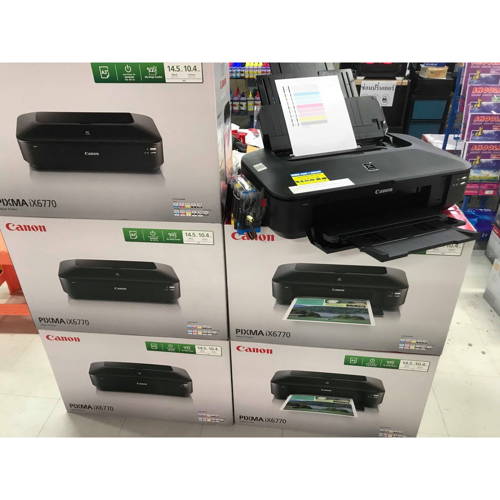 printer ปริ้นเตอร์ canon ix6770 ปริ้นA3 พร้อมแท้งค์ Shopee Thailand