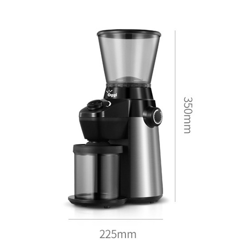 เครื่องบดกาแฟไฟฟ้าอัตโนมัติ Oggi รุ่น CG3 เฟืองบดทรงกรวย บดละเอียดสม่ำเสมอ มีอะไหล่ + บริการหลังการขาย Coffee Grinder