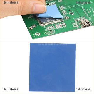 แผ่นซิลิโคนระบายความร้อน 100 มม. x 100 มม. x 0.5 มม. gpu