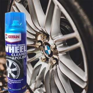 [ใส่Code NUCHJ  Disc 45  Min 300] สเปรย์ทำความสะอาดล้อแม็กซ์Wheel Cleaner &amp; Polish และพื้นผิวโลหะ