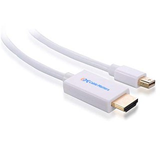 Mini Display to HDMI 1080P สายเชื่อมต่อสัญญาณจากคอมพิวเตอร์สู่จอแสดงผลส่งสัญญาณภาพและเสียงคมชัด พร้อมส่ง