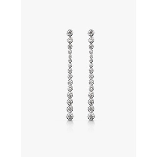 ต่างหูเพชร Stardust Elegant Dash Drop Earring (EC054)