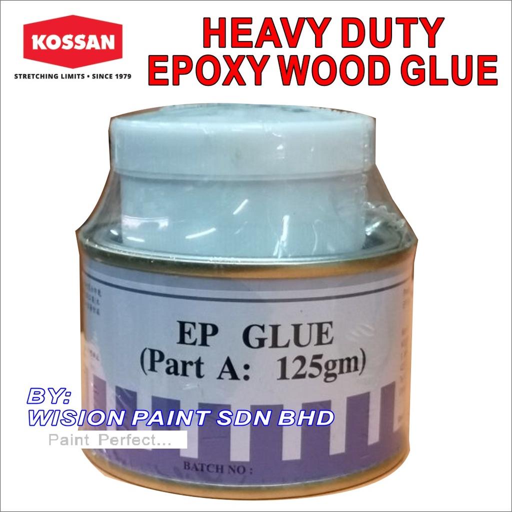 Kossan EP Glue ( 125GM ) กาว EPOXY สําหรับใช้ในไม้บอนด์, ค็อกเทล, เซรามิก, พลาสติกและพื้นผิวอื่นๆ