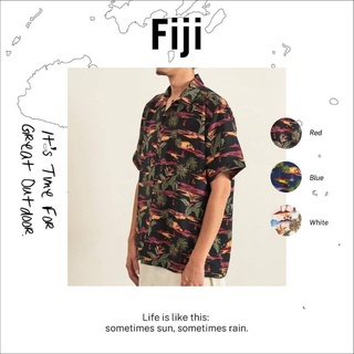 Shirtoria เสื้อเชิ้ตแขนสั้น Hawaii non lron ลายfiji