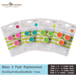 Bbluv เครื่องตัดเล็บเด็ก หัวเปลี่ยนสำหรับเครื่องตัดเล็บอัติโนมัติ Trimö - 3 Pack Replacement filing disc