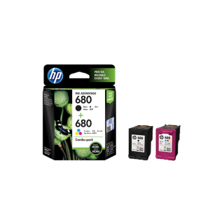 โปรโมชั่น : HP 680 ColorBlack Ink Combo 2 Black Ink Cartridge