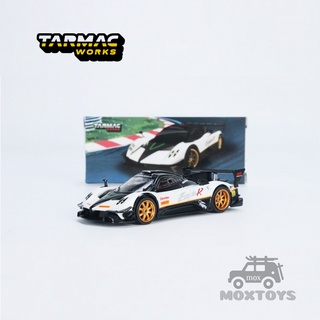 โมเดลรถยนต์ Tarmac Works 1:64 Pagani Zonda Revolucion Bianco Benny Diecast ของเล่นสําหรับเด็ก