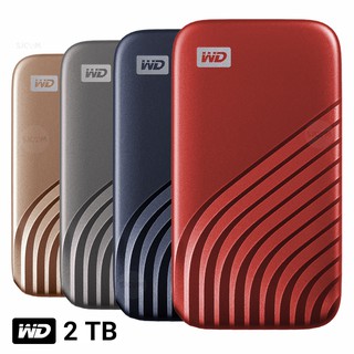 WD External Harddisk SSD 2TB NEW USB 3.2 Gen2 ฮาร์ดดิสก์แบบพกพา รุ่น My Passport SSD (WDBAGF0020B) ประกัน Synnex 5 ปี