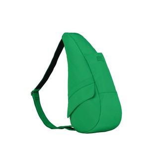 Healthy Back Bag กระเป๋าสะพาย ผ้าไมโครไฟเบอร์ สีเขียว Neon Green ขนาด Small กระเป๋าเพื่อสุขภาพ น้ำหนักเบา