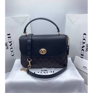 COACH MARLIE TOP HANDLE SATCHEL BAG แท้ 100%