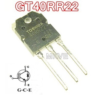 1PCS , 40RR22 , GT40RR22 , IGBT N-Channel 1,350V 40A TO-3P 1ตัว