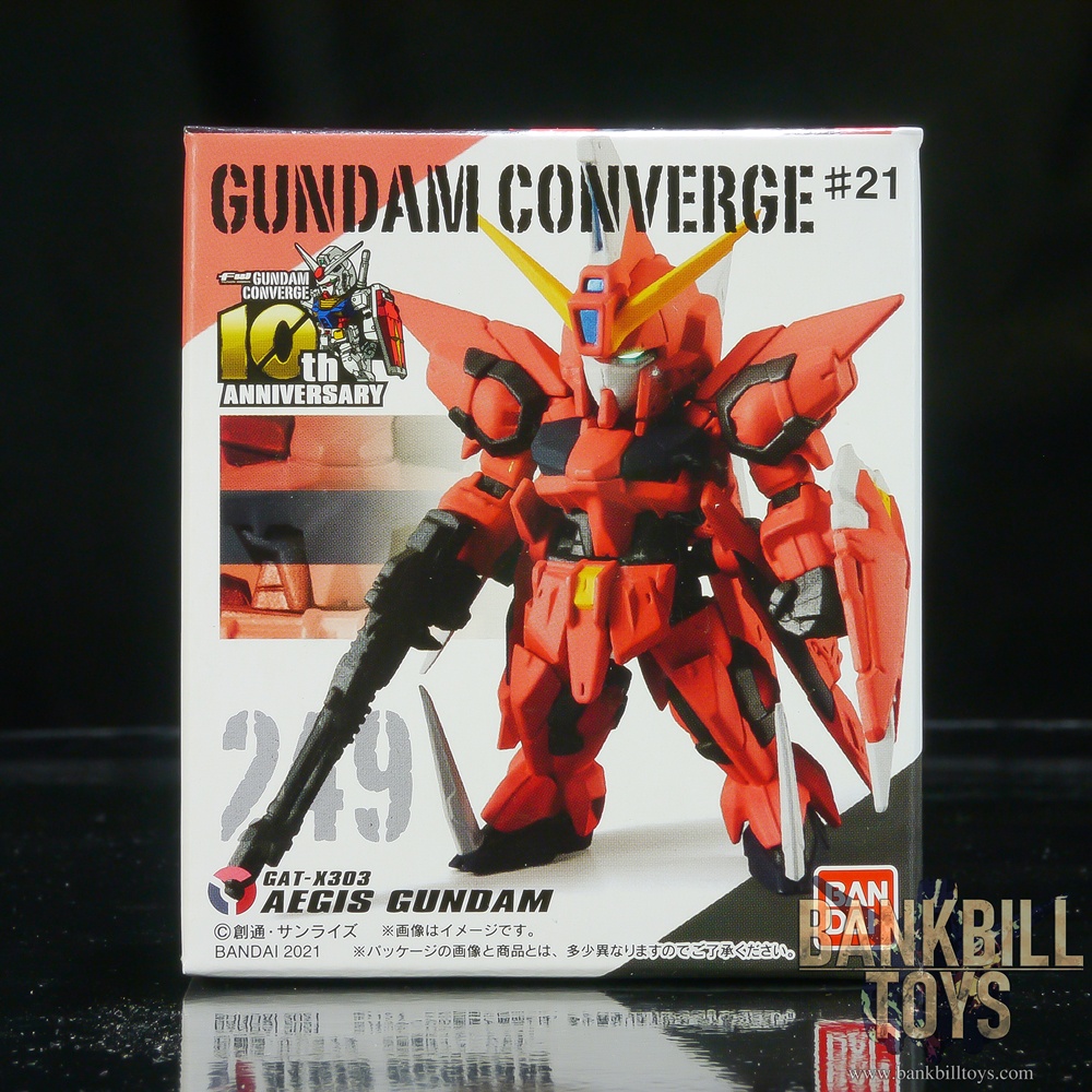 ฺกันดั้ม Bandai Candy Toy FW Gundam Converge #21 No.249 GAT-X303 Aegis Gundam