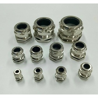 เคเบิ้ลแกรนด์โลหะ PG METALLIC CABLE GLAND ขนาด PG7, PG9, PG11, PG13.50, PG16, PG19, PG21, PG25, PG29, PG36, PG42, PG48