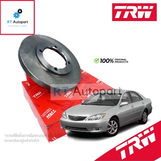 TRW (1แผ่น) จานดิสเบรกหน้า Toyota Camry ACV30 ปี02-06  Alphard ANH10 / จานดิสเบรค จานเบรก คัมรี่ / DF1431